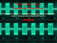 Tablet Screenshot of plasmasonics.com